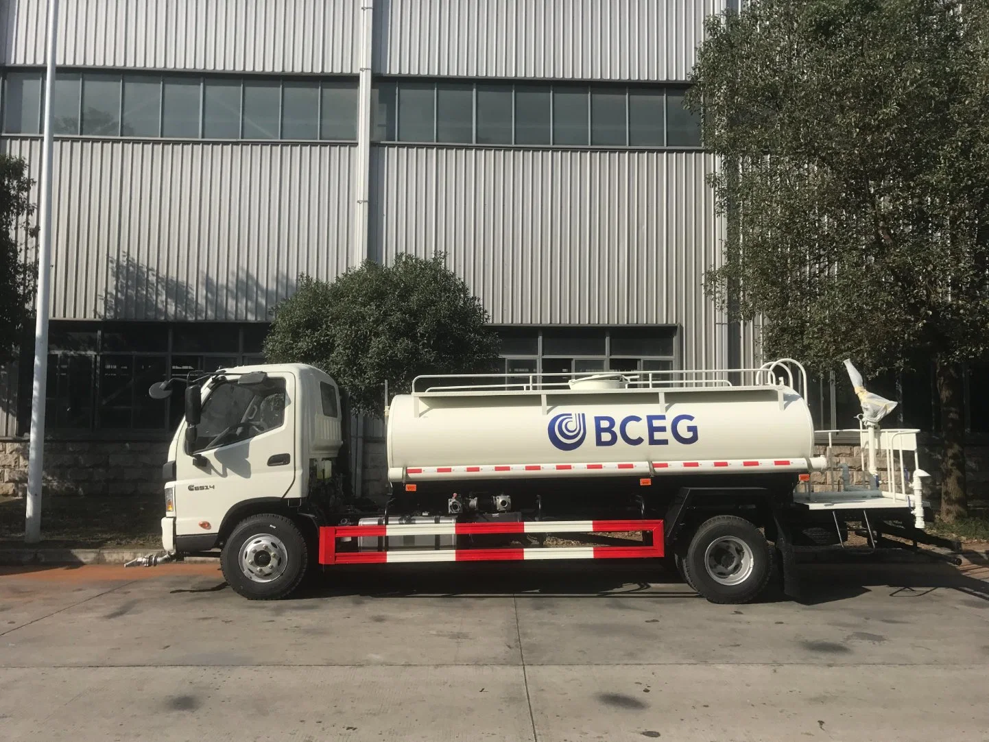 Foton usados en 4X2 camiones de agua de 5000L de agua de la carretilla de rociadores de agua de 5cbm Bowser Carretilla para la venta