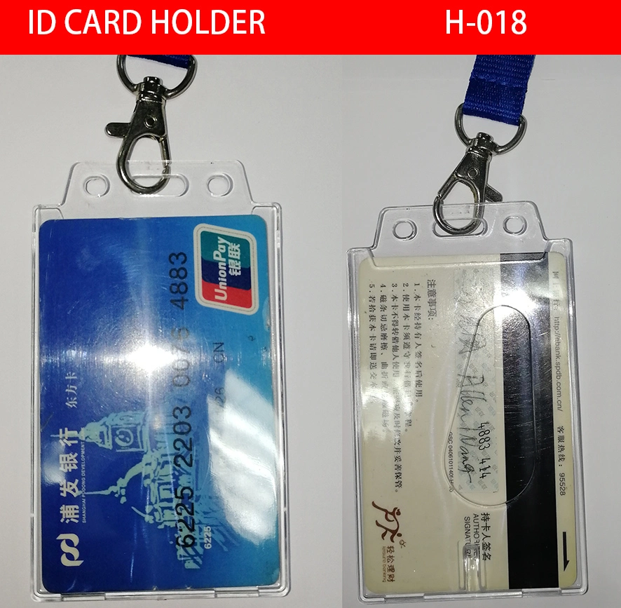 Plastic ID Bank Advertising Worker Name Event Office Promotional Gift Card Holder