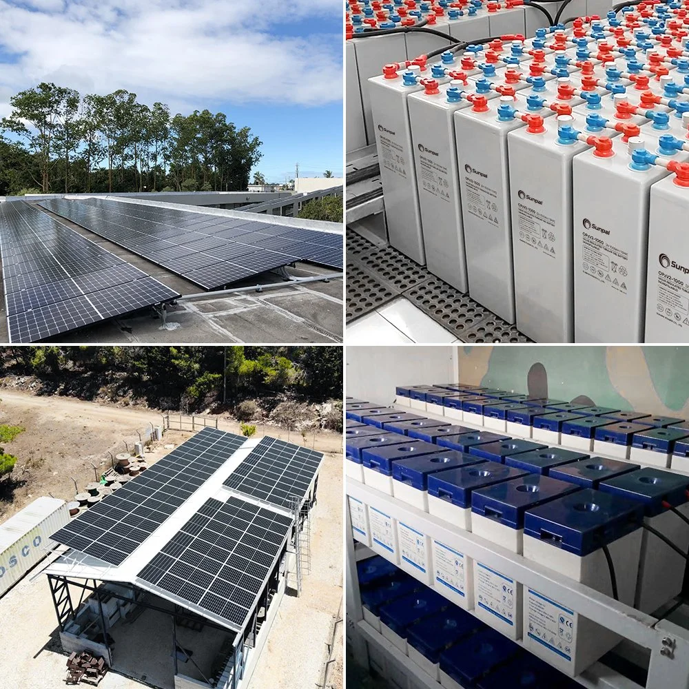 Sonnenenergie-Tiefzyklus-Batterie aus dem Netz Solarspeichersystem 50kw 100kW Sonnensystem aus dem Netz komplett-Set