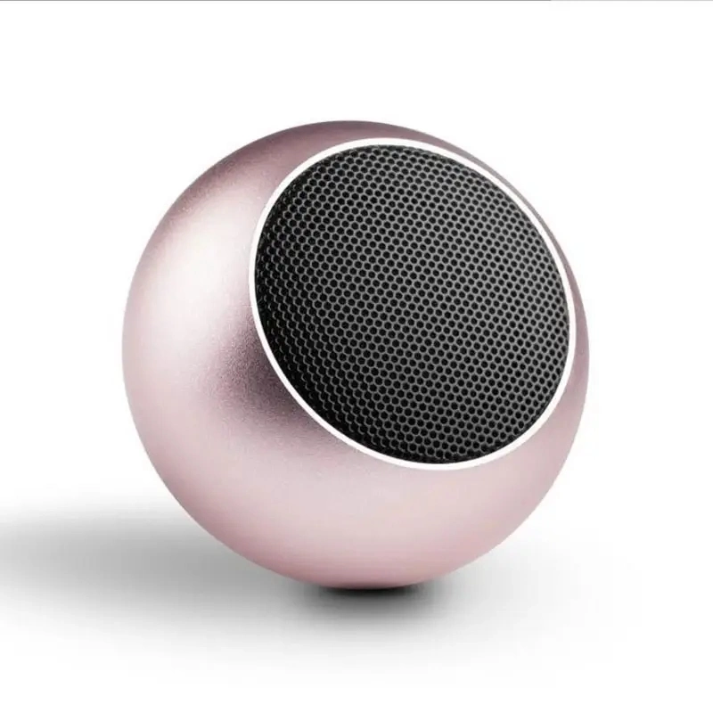 Soulusic Bm3d Mini Portable Wireless Speaker M3 Metal Stereo Loudspeaker with Mic Subwoofer MP3 Music Player Speaker