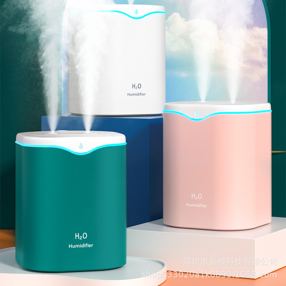 Home Office H20 Ultrasonic Air Cool Heididiifier علاج مرطب بعلاج Diffuser زيت USB Essential الكهربائي جهاز ترطيب المياه لجهاز ترطيب المياه لجهاز ترطيب المياه LED