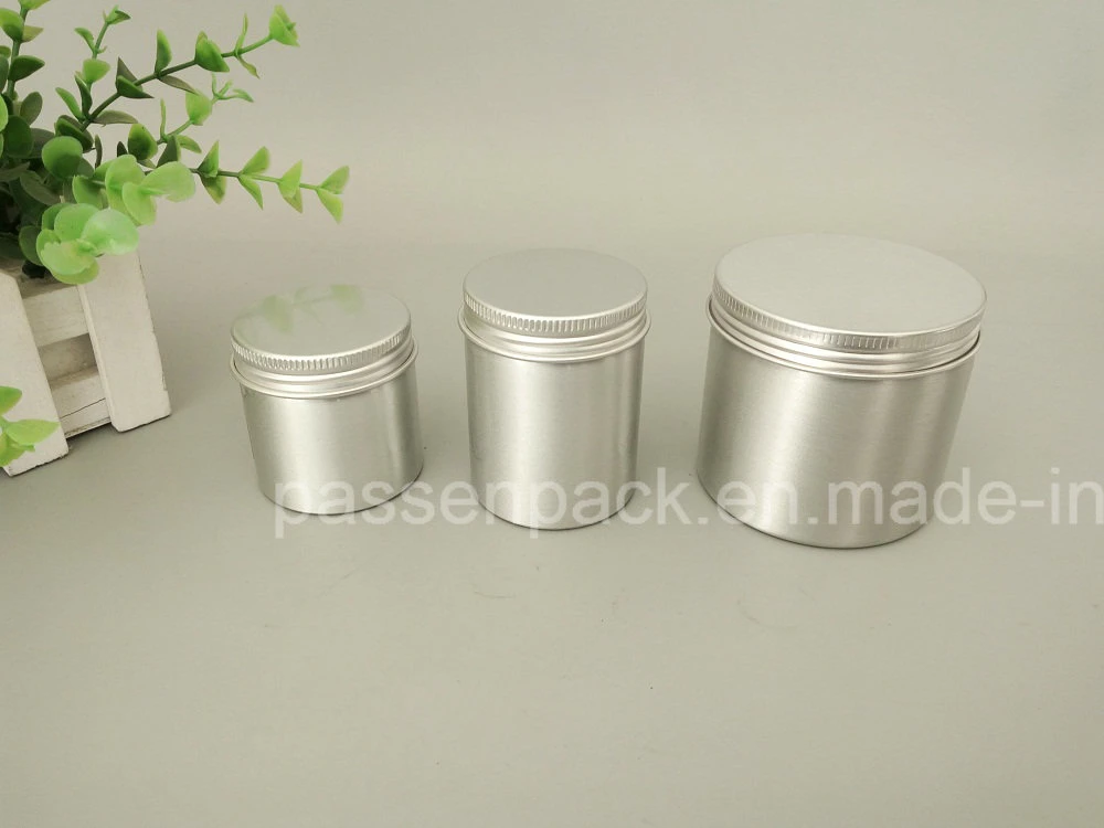 Silver Aluminum Tin Can for Gift Packaging (PPC-AC-066)