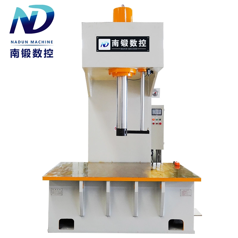 Nadun 100-Ton Single-Column Servo Hydraulic Press, Complete with an Expansive Worktable and an Integrated Linear Displacement Sensor