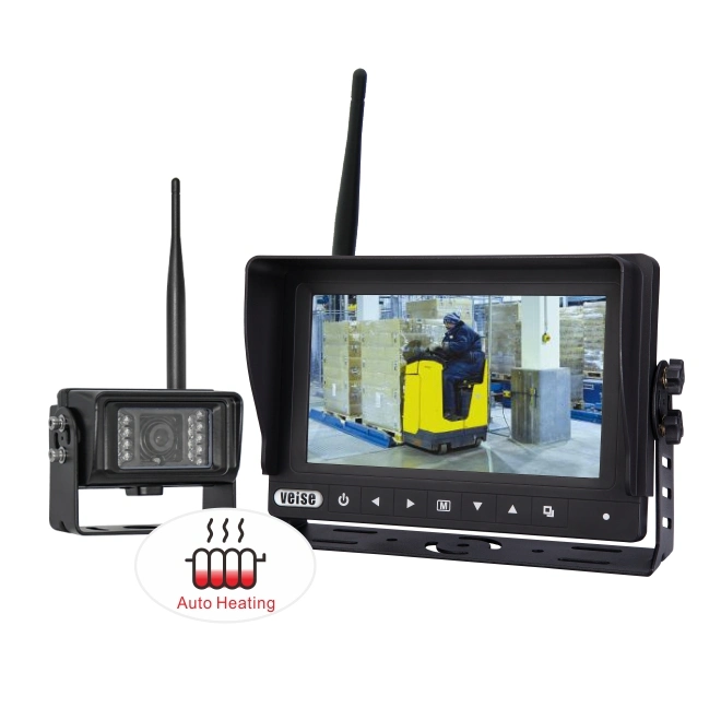 Waterproof 7" Monitor HD 12V/24V Reversing IP69K Camera for Cold Warehouse