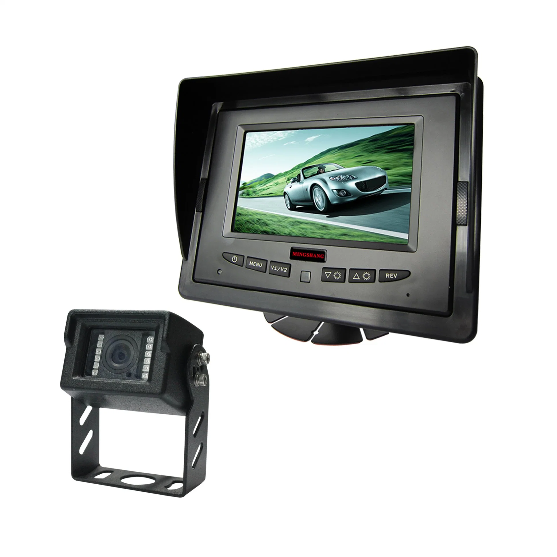 5 Inch Digital LCD Car Rear View Backup Monitor for Bus, Trucks