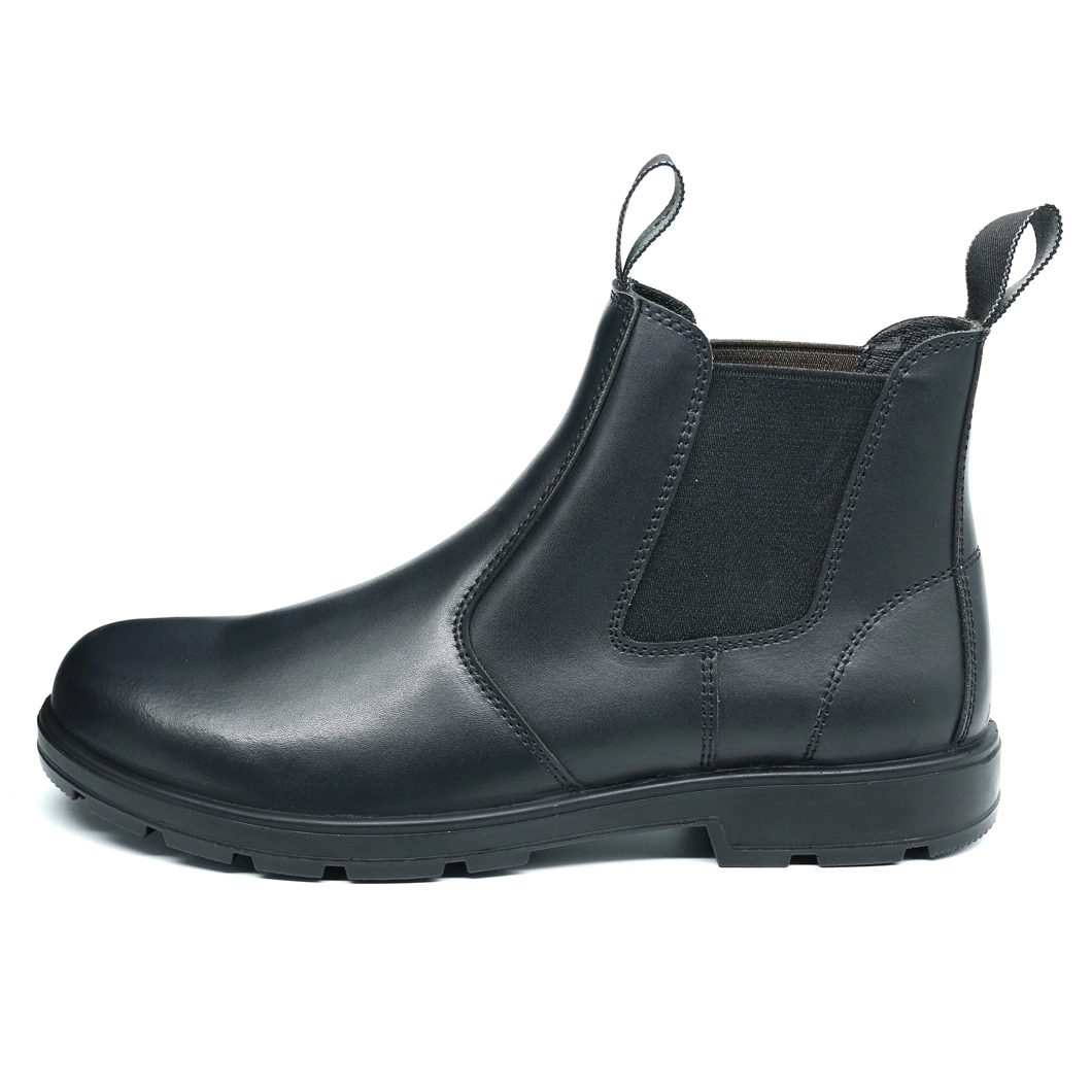 Parte superior em pele integral PU Único Sem Steel Toe Boot de Segurança do Trabalho