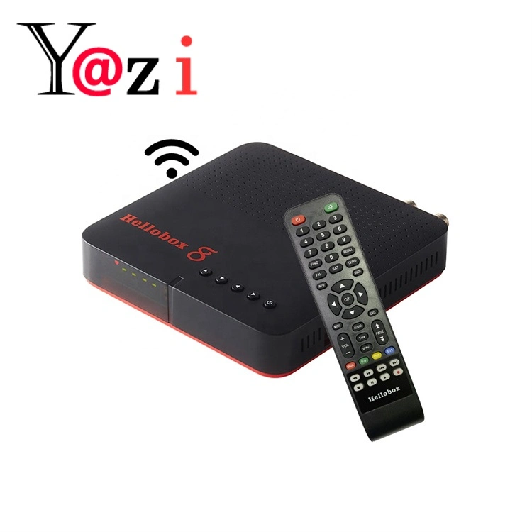 Le DVB S2 S2X T2 Combo Auto Biss Hellobox 8 du support du récepteur satellite Cccam Newcam V5 Plus Player