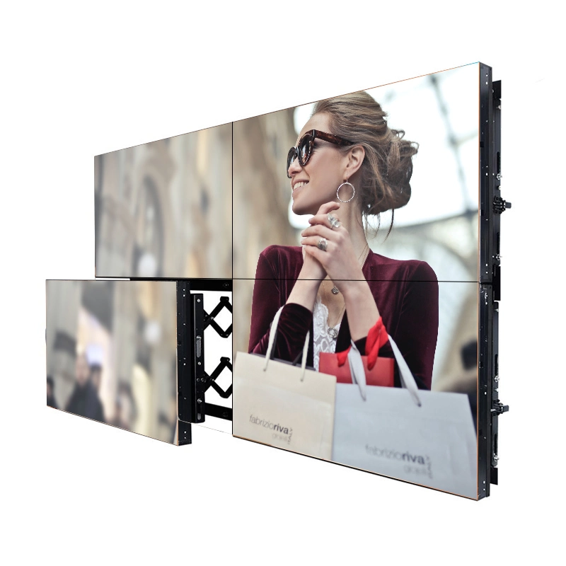 Indoor 46 Inch 3X4 Splicing TV Videowall 3.5mm Ultra Narrow Bezel LCD Video Wall Screen