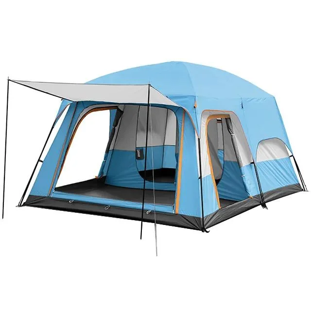 Beach Outdoor Multi Person 5-8 Persons Family Hiking Sun Shelter Custom Easy to Carry Pop up Tents Camping Outdoor