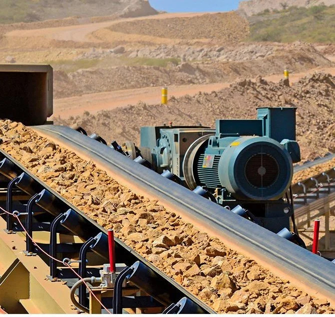 Equipos de manipulación de materiales a granel para la minería del carbón con polea transportadora Gainjoys