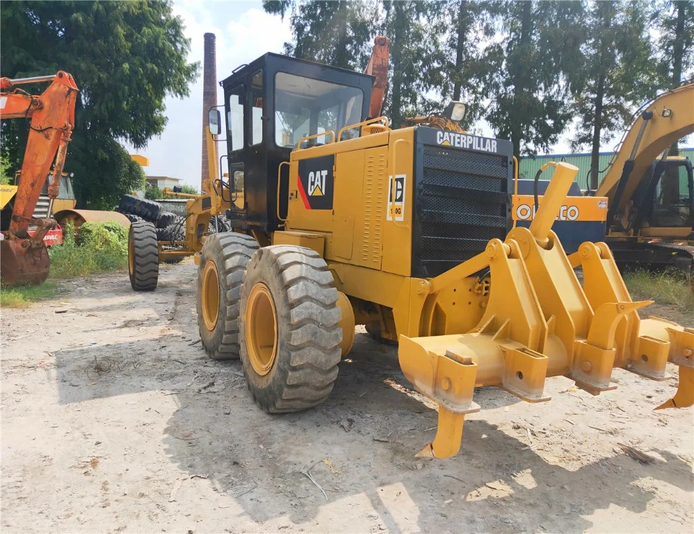 Máquinas para construção de segunda mão Cat 140g usado Motoniveladora Caterpillar 140h