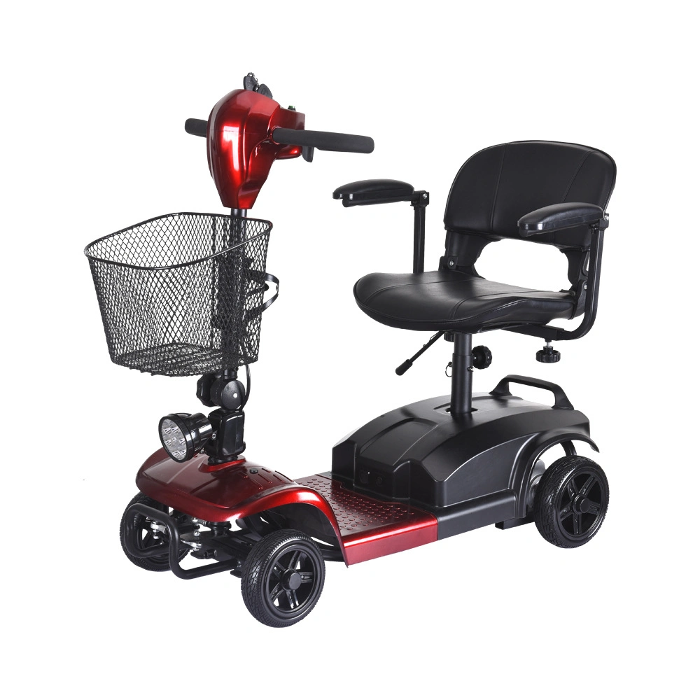 180W Four Wheels Electric Handicap Scooter with 12ah Lead Acid Battery
