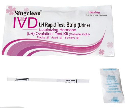Ce/Certificado ISO Lh ovulación tira Kit de prueba