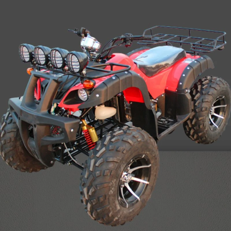 250cc gasolina ATV conducción comodidad Diseño de tubo de escape doble