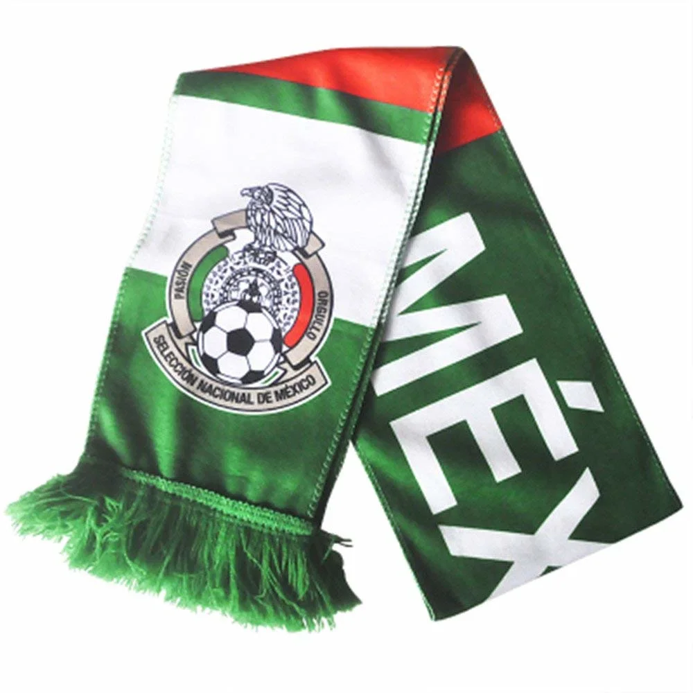 Wholesale/Supplier Fashion World Cup Fans Soccer Scarf Knit Football Scarf Custom Football Scarf No Minimum