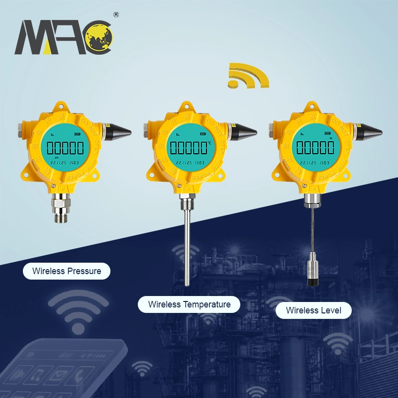 Macsensor Zigbee Lora Nb-Iot 4G Capteur de pression numérique sans fil