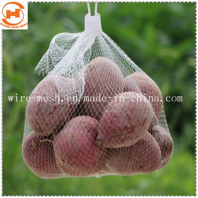 Strong Packing Fruit and Vegetable PP Leno Drawstring Mesh Net Bag