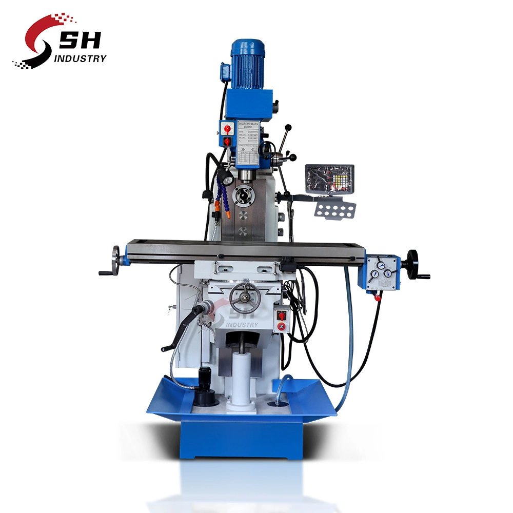 Horizontale Vertikale Knie-Typ-Bohrmaschine Zx6350c Günstige Tragbare Kleine Bohr- und Fräsmaschine