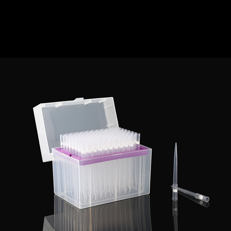 Laboratory Disposable Microliter 10UL 200UL 300UL 1000UL Filter Pipette Tips