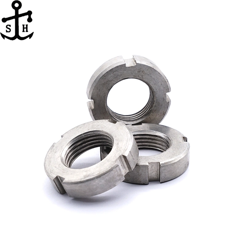 DIN 1804 Slotted Round Nuts for Hook Spanner, ISO Metric Fine Thread Made in China