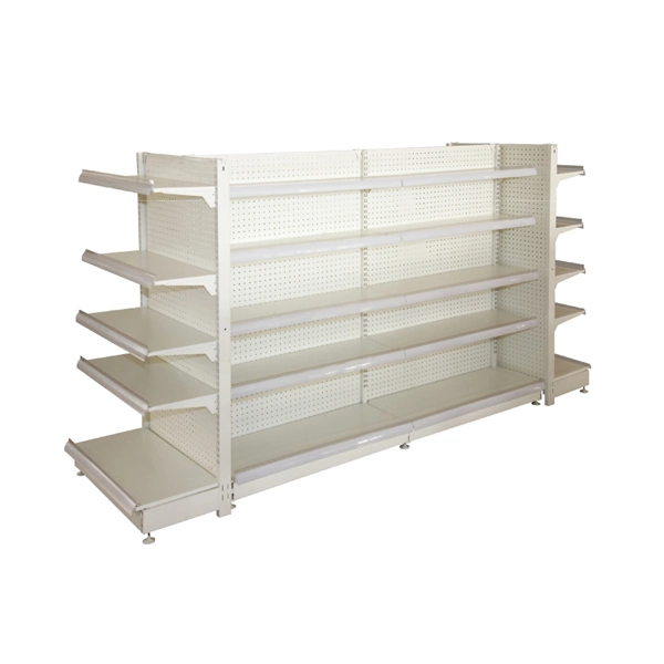 Prateleira de supermercados Wholesale hardware Rack, 37" * 79" Pegboard com prateleiras e Display Locker Store racks