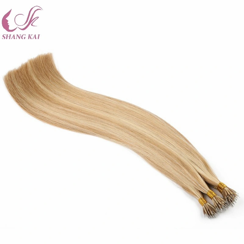 Super Quality Remy Blond Russian Nano Ring Wholesale Hair Extension