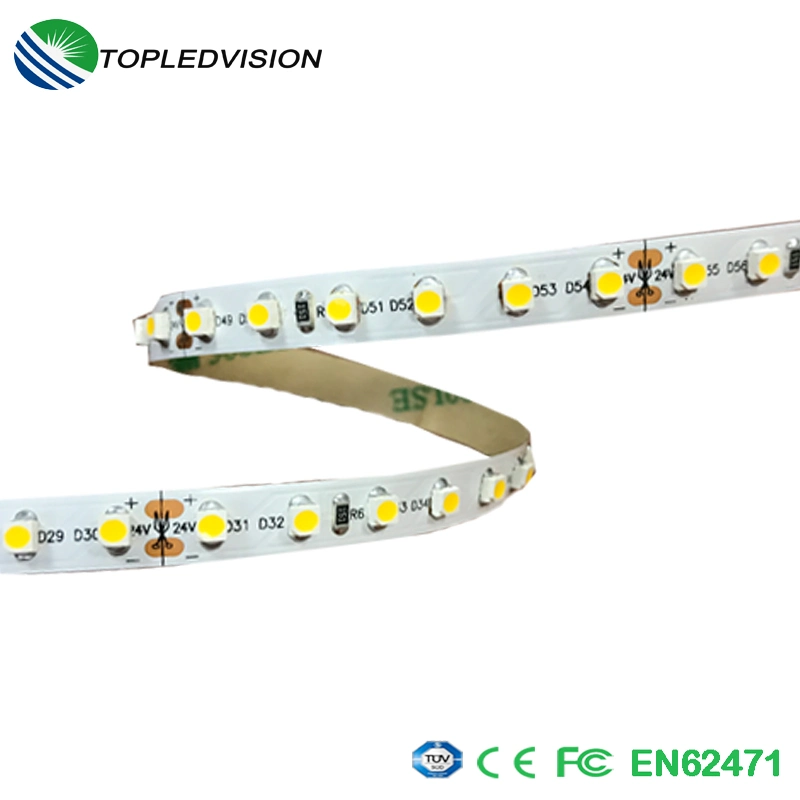 Fita LED de cor única LED SMD 3528 com TUV/CE