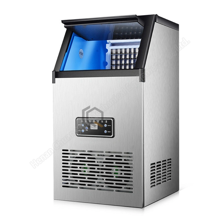 100kg 200kg 500kgs Hotel Use Cube Ice Machine for Food Service Big Capacity Outdoor Commercial Industrial Flake/Tube/Block Bullet Electric Ice Cube Maker