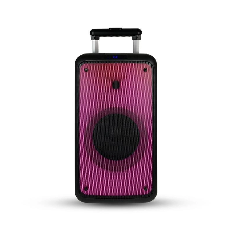 8inch Portable Trolley Bluetooth Speaker Mega Bass New Trend Fire Lighting Active HiFi Stage Audio