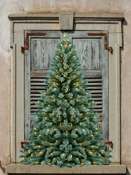 Licht bis Weihnachten Kerze Bild auf Leinwand Druck Wand hängend Decor Art LED-Lichtmalerei