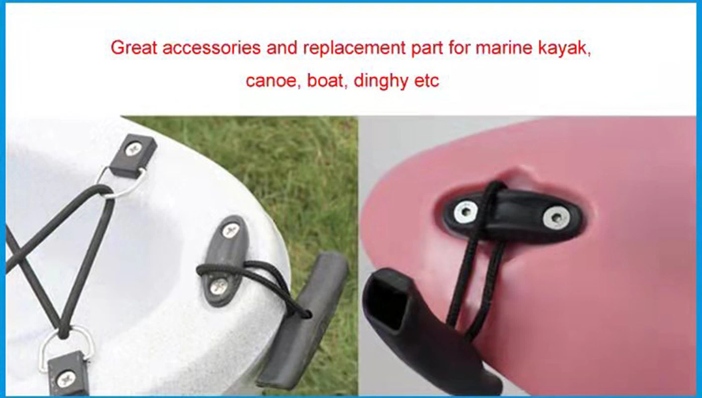 Poignée facile à soulever ensemble de poignées de kayak antidérapantes cheville pour panneau de canoë durable Kit Wyz15527