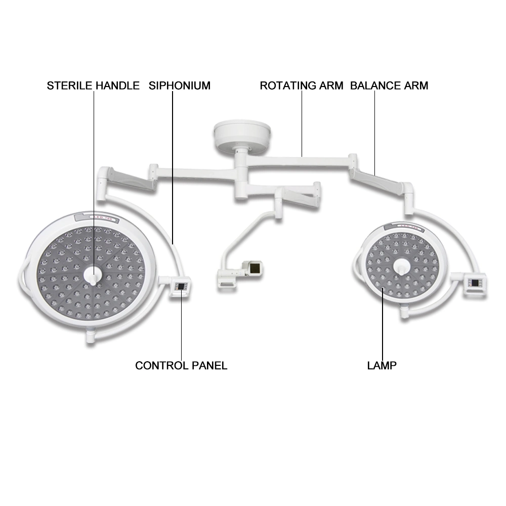 Factory Price LED Ceiling Mounted Hospital Operating Light Theater Surgical Op Lamp