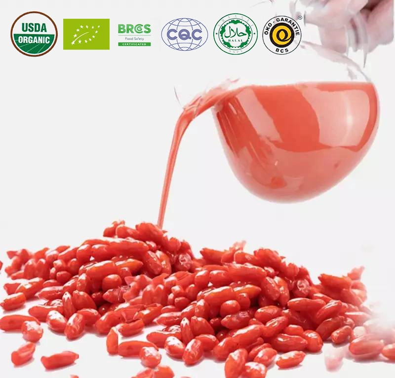 Jus de Goji biologique OEM de Ningxia NOP Standard