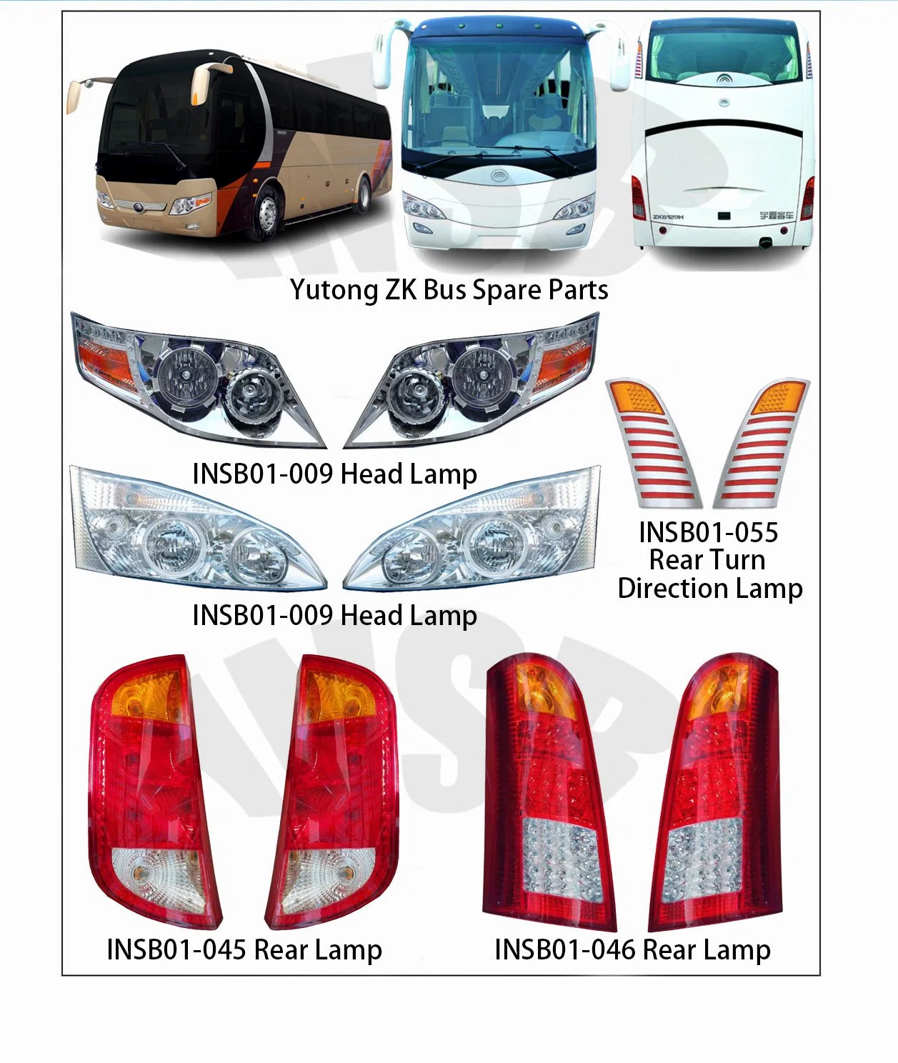 Utong Bus Parts Bus Coach Side Mirror Rear View Mirror