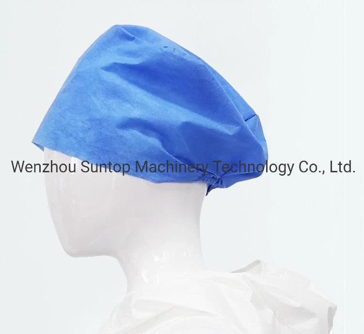 Hot Sale Double Elastic Scrub Nurse Doctor Cap Making Machine