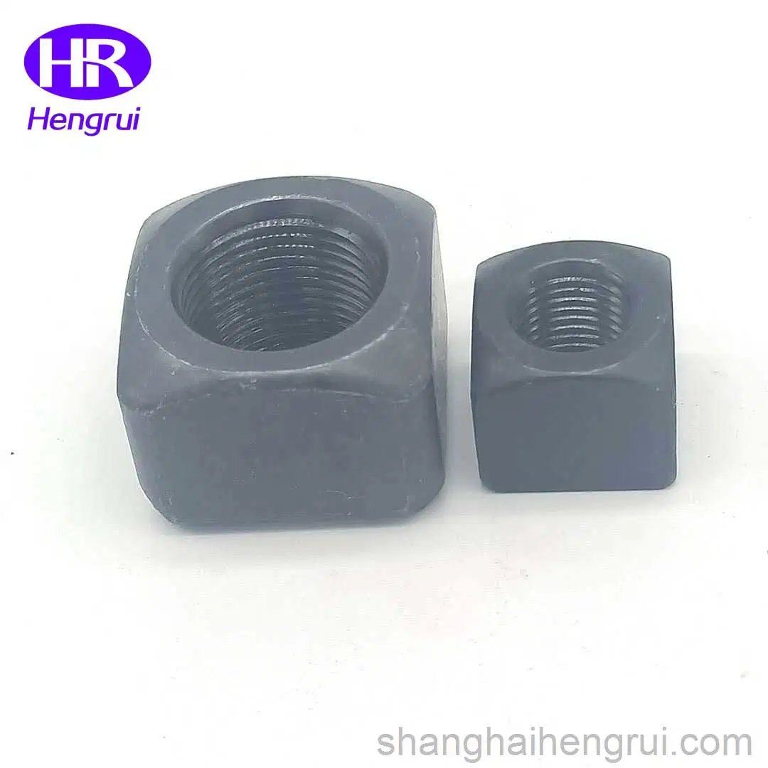 Black Zinc Plating Square Nuts and Bolts