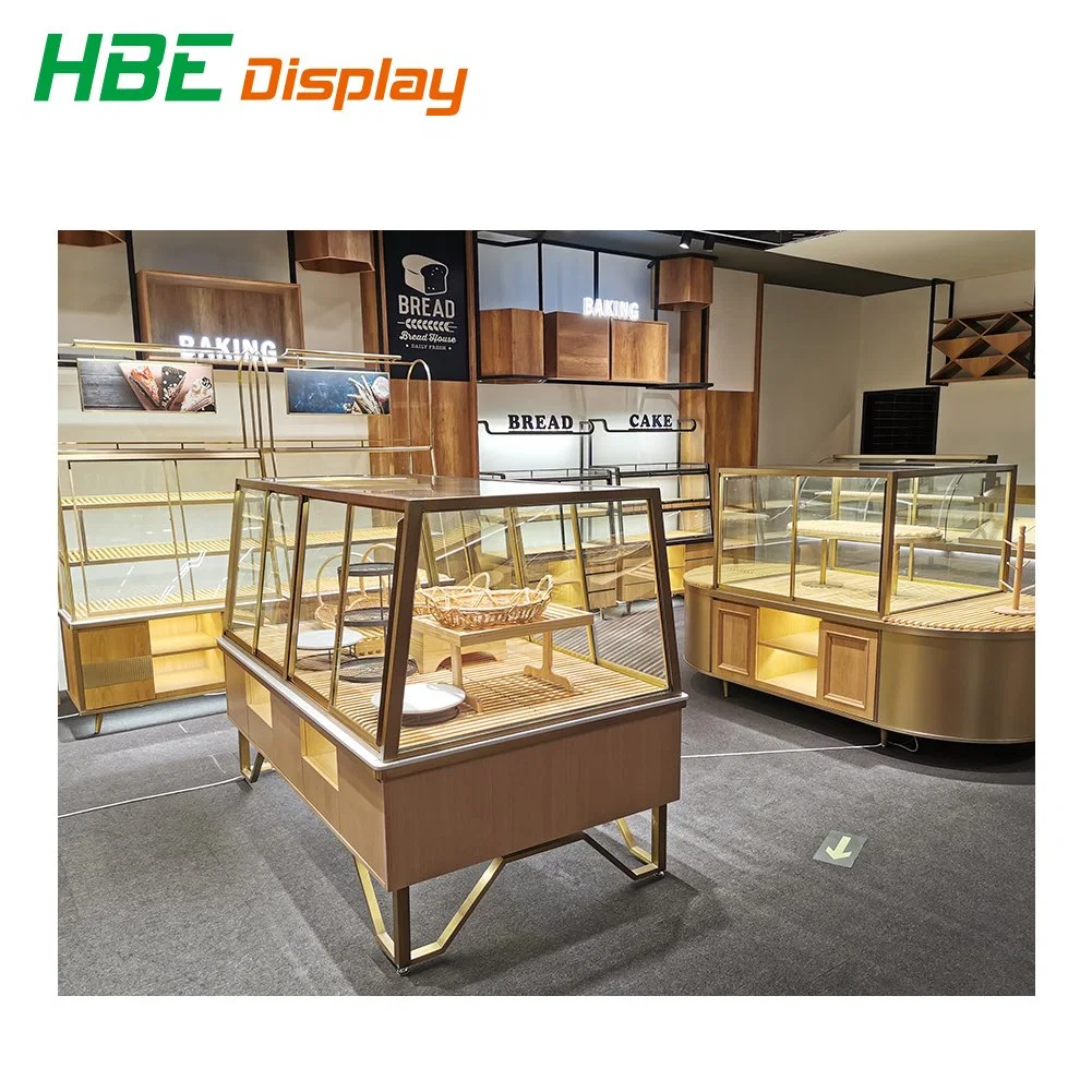 Supermarket Bakery Shop Cabinet Cake Bread Display Furniture