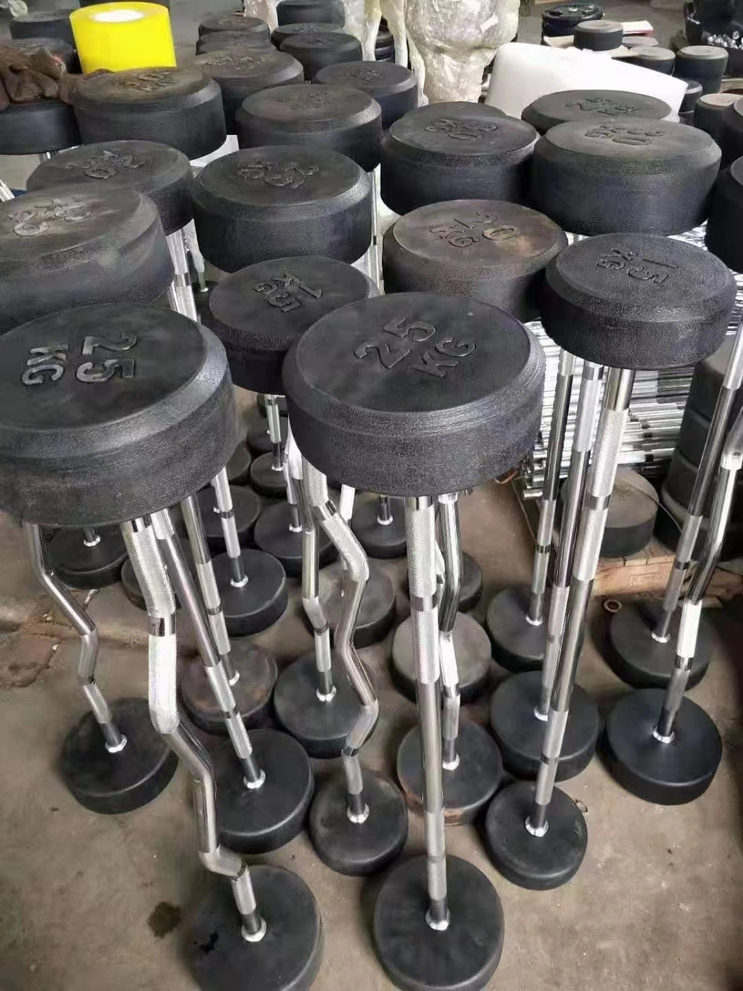 Equipo de Gimnasia Accesorios musculación Peso Barbell Barbells fijo