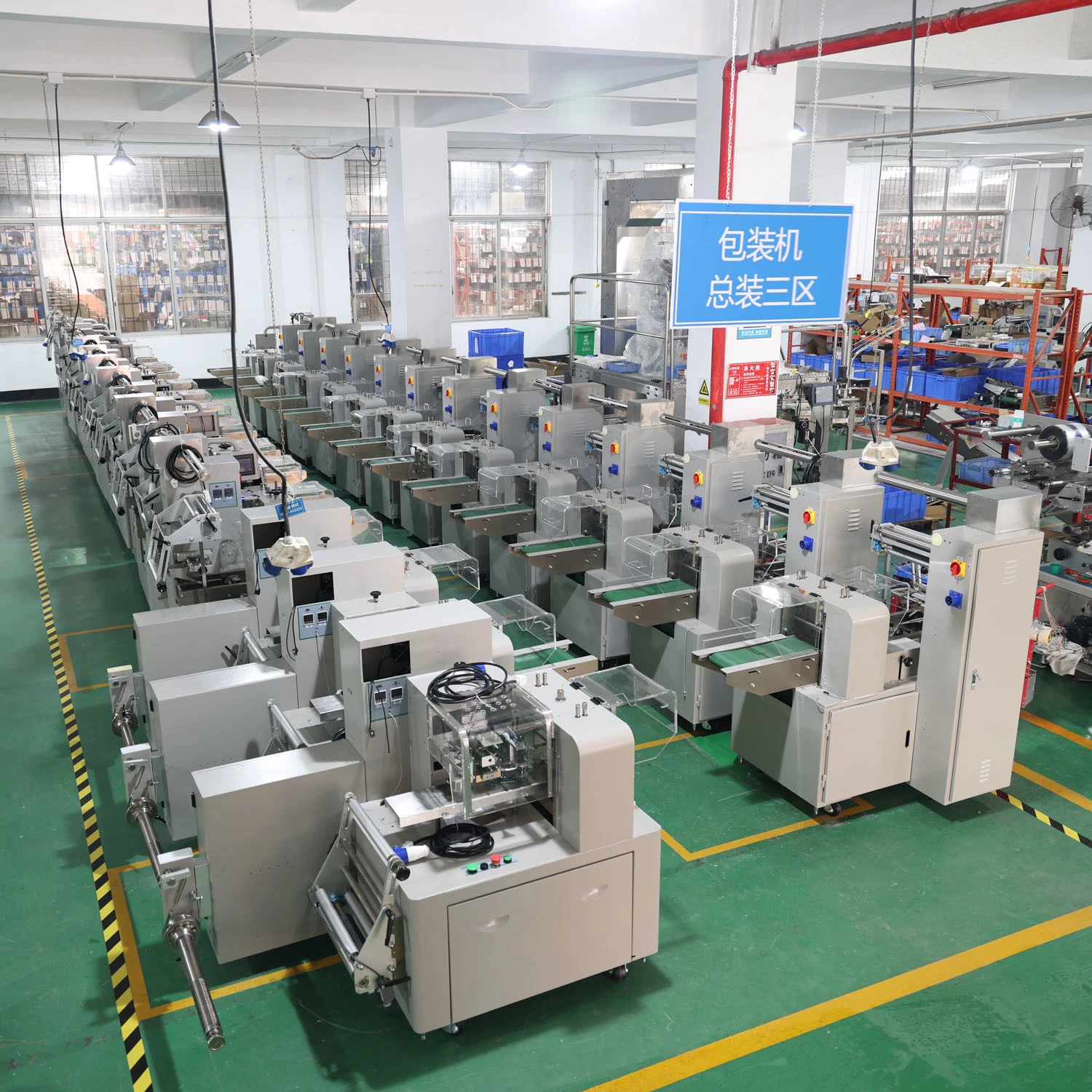 Gas Nitrogen Filling Bread Burger Automatic Flow Wrapping Buns Croissant Donut Horizontal Packing Packaging Machine