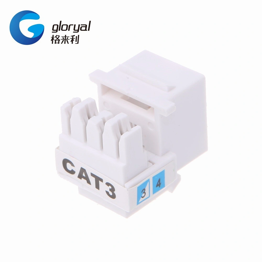 Mini tipo RJ11 Cat. 3 Conector telefónico Keystone Jack