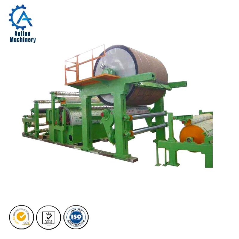 2400mm Waste Book Recycling Full Automatic Toilet Paper Machine