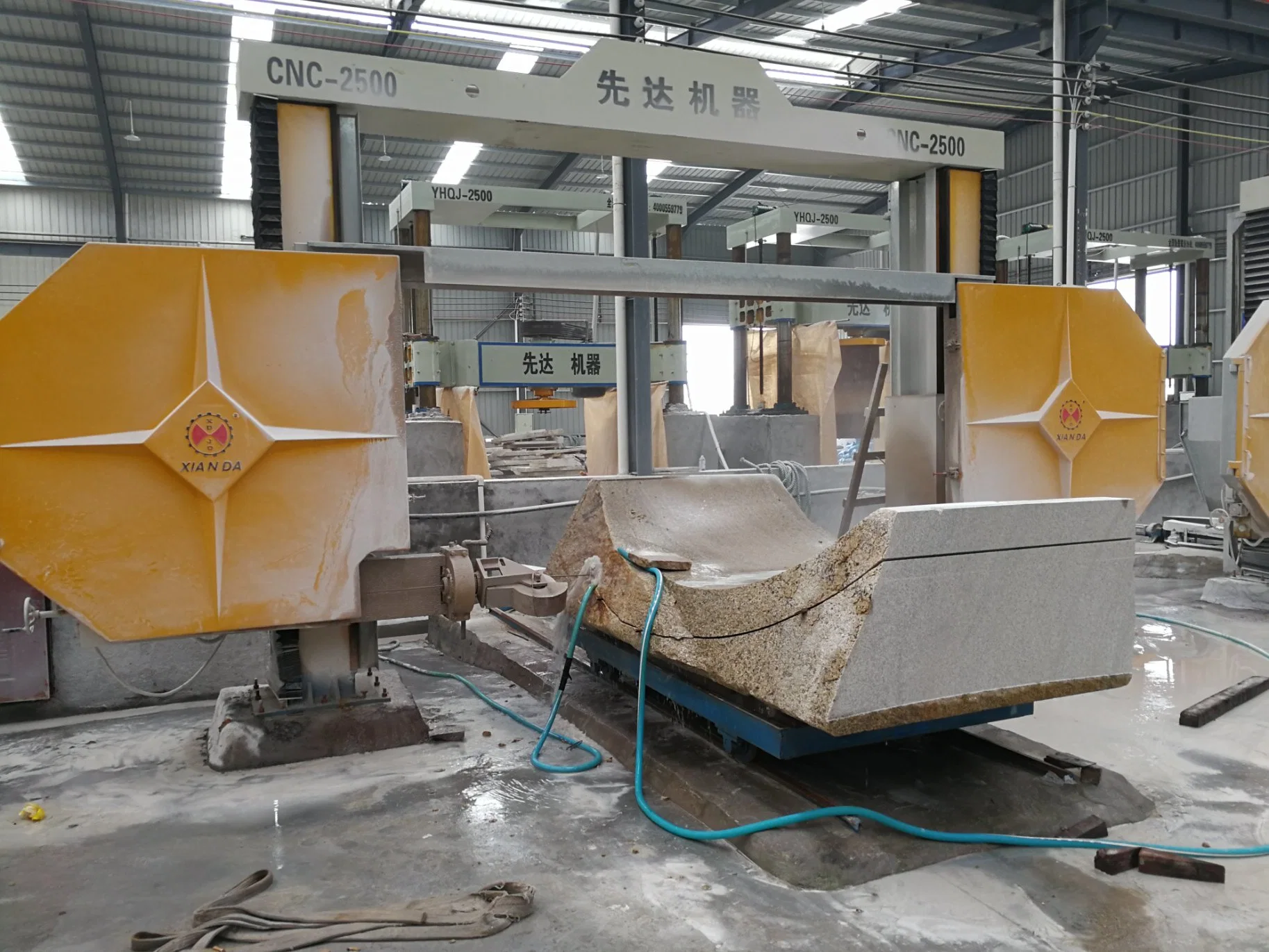 Diamond Wire Saw Machine Granite Marble Stone Cutting Machine CNC-2500