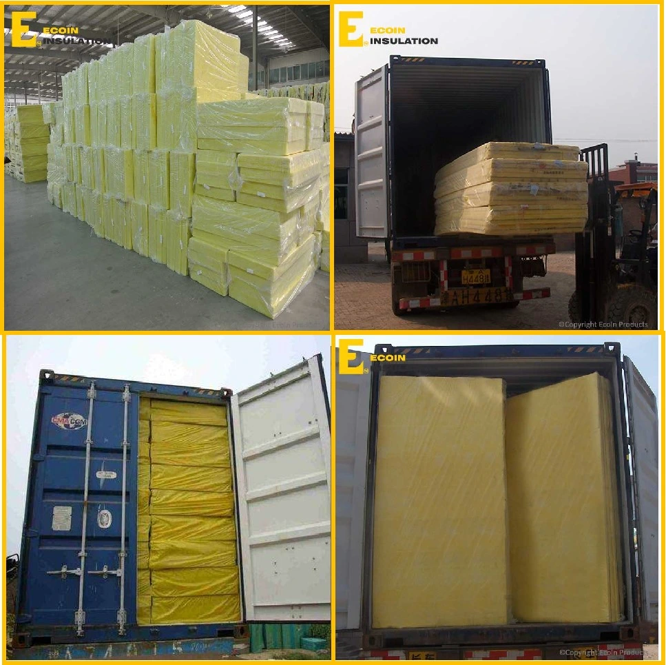 CE Certificate High Temperature Insulation Specifications Insulated Glass Wool Board