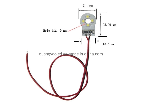 LED de Pinball Post Star Light 4LED SMD, Pinball 4SMD 1210 con el cableado, LED 555 44/47 Ba9s las luces indicadoras de Pinball.