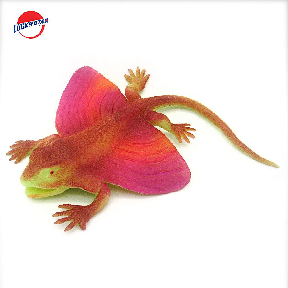 New TPR Medical Grade Material Soft Anmial Simulation Lizard Crocodile Tadpole Sandfish Animal Toy for Child