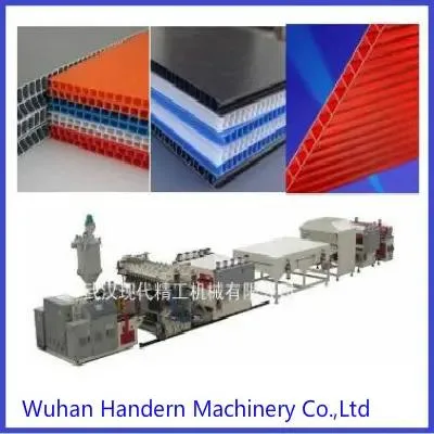 2550mm PP Carton Plastic Sheet Making Machine V Shaped Hollow Grid Plate Machine PP Extrusion Lamination Machine