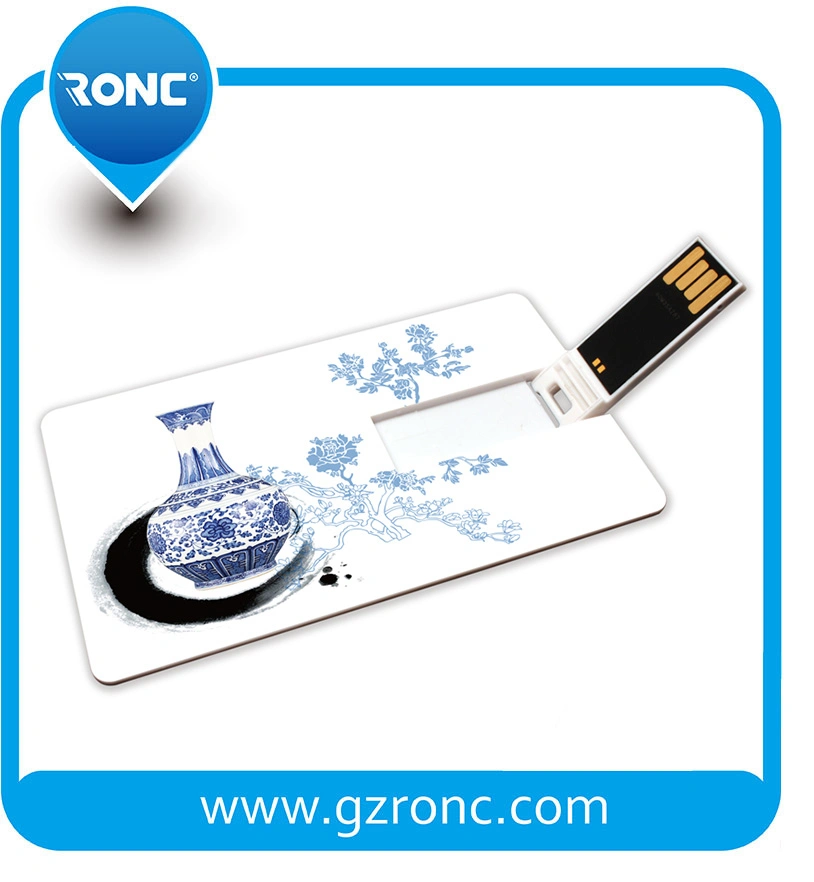 Company Gift Logo Printed Credit Card USB Flash Drive