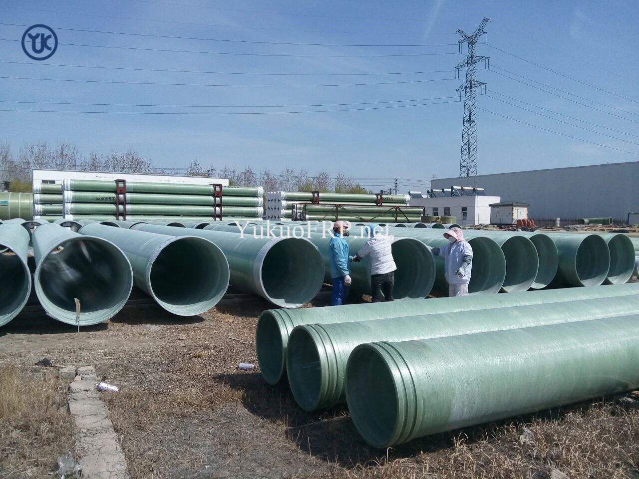 High Capability of Corrosive Resistant FRP Pipe for Fertilizer Plant