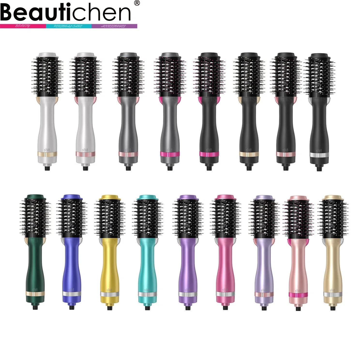 Beautichen Professional One Step Hair Dryer and Volumizer 3 in 1 Air Hot Comb Electric Brush