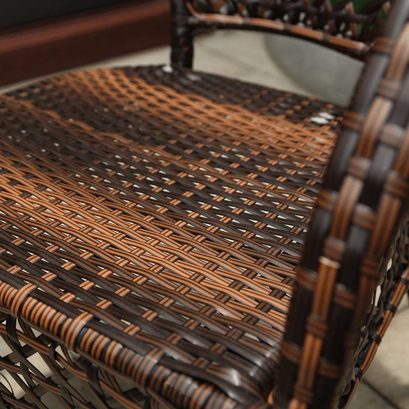 Outdoor Patio Furniture Rattan and Plastic-Wood Garden Sofa Sets